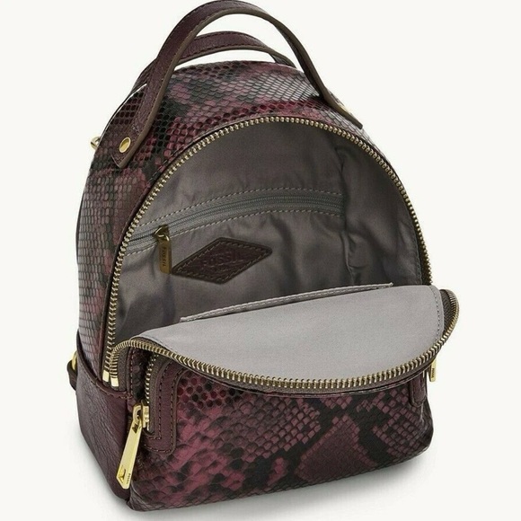 Mini purple backpack - Picture 3 of 10